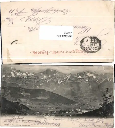 75263,Admont m. Hallermauern Gesäuse 1900