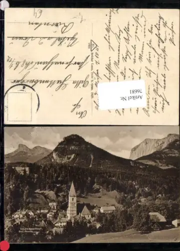 76681,Salzkammergut Bad Aussee Ortsansicht