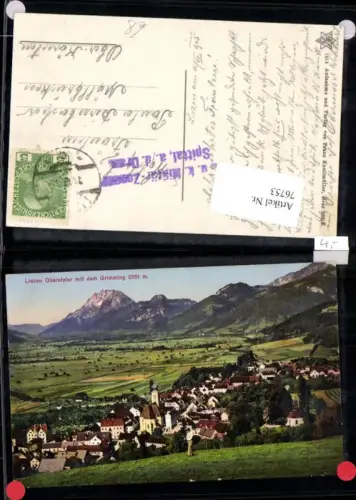 76753,Liezen Obersteirer mit dem Grimming Totale