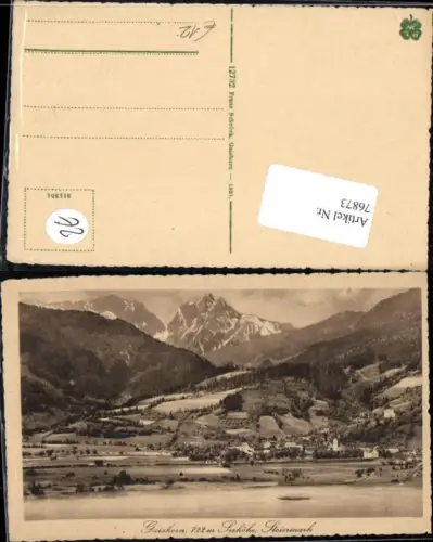 76873,Gaishorn Ortsansicht im Paltental