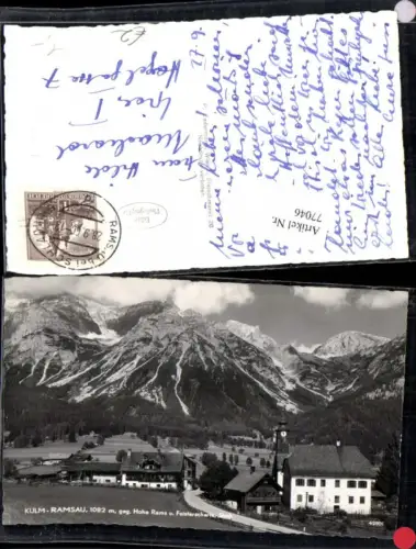 77046.Kulm Ramsau Ortsansicht