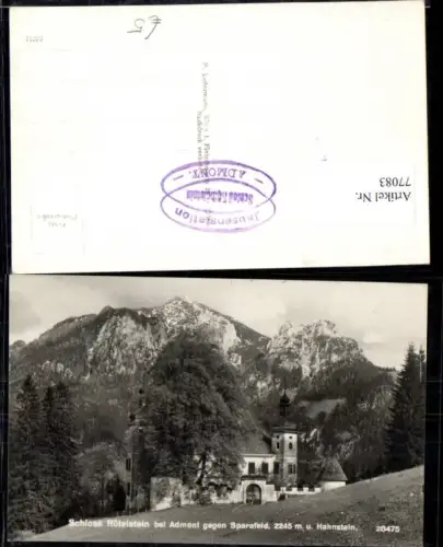 77083,Schloss Röthelstein bei Admont Detailansicht