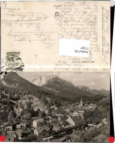 77507,FotoAK Bad Aussee Teilansicht 1920