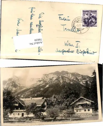 78820,Gasthaus Feisterer b. Ramsau Schladming