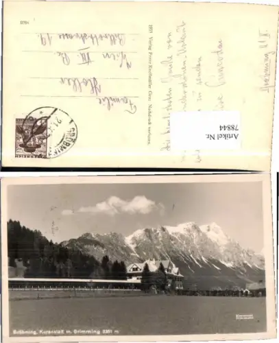 78844,Gröbming Partie zum Kurhaus 1935