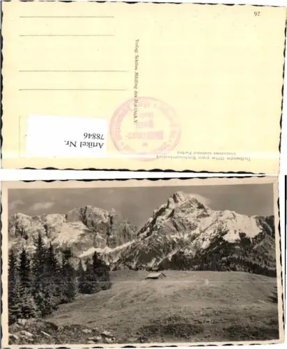 78846,Treffneralm Gesäuse Johnsbach Admont 1935