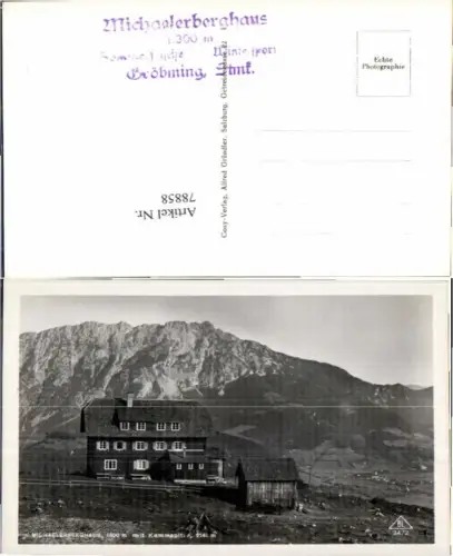 78858,Michaelerberghaus bei Gröbming im Ennstal
