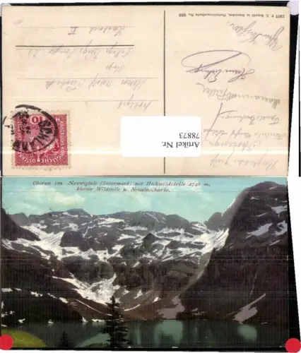 78873,Obersee b. Aich Gröbming Seewigtal Brandt 898