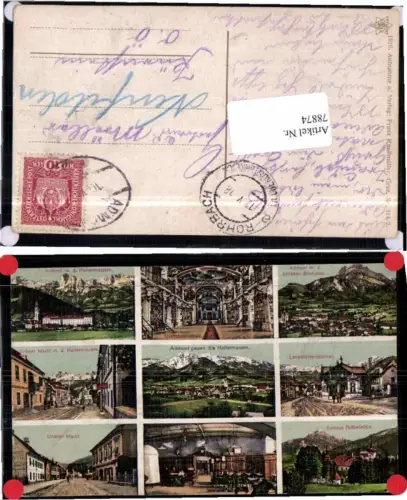 78874,Schöne Mehrbild AK Admont Gesäuse Röthelstein