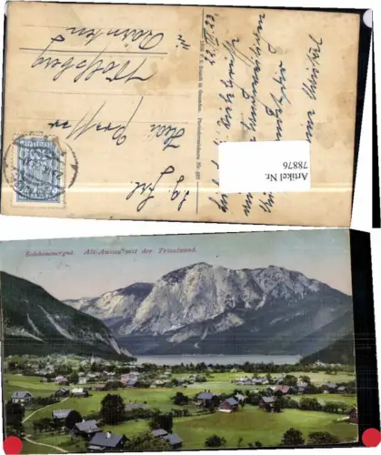 78876,Alt Aussee Umgebung m. Trisselwand pub Brandt 697