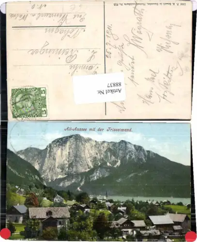 88837,Alt Aussee m. Trisselwand pub Brandt 615