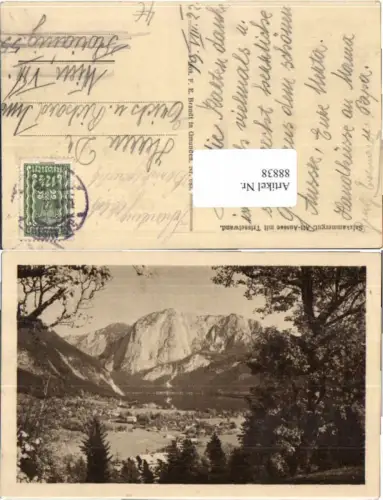 88838,Alt Aussee m. Trisselwand Brandt 083