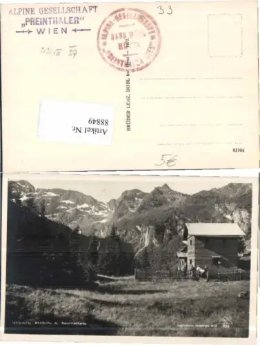 88849,Seewigtal Wödlhütte b. Aich Assach Ennstal