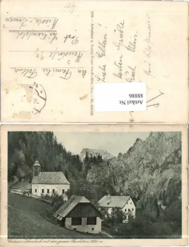 88886,Gesäuse Johnsbach m. Buchstein 1922