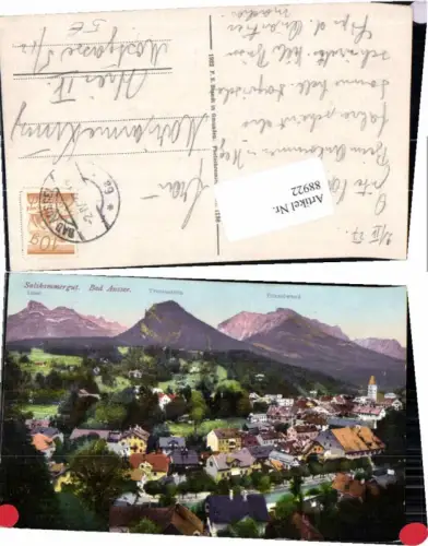 88922,Bad Aussee m. Tressenstein Brandt Nr 1138