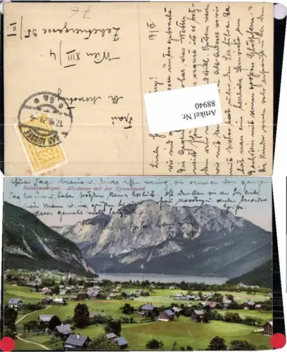 88940,Alt Aussee m. Trisselwand Brandt Tolle Karte
