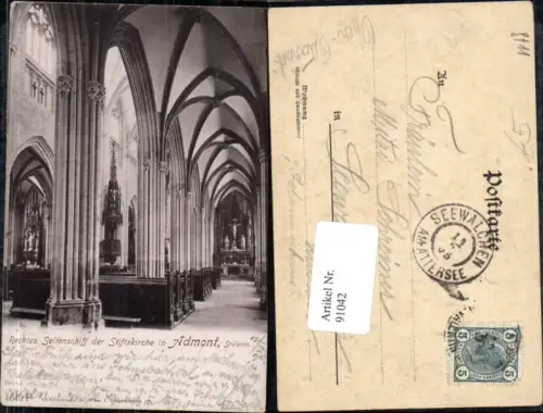 91042,Amont Stiftskriche Innenansicht bei Johnsbach