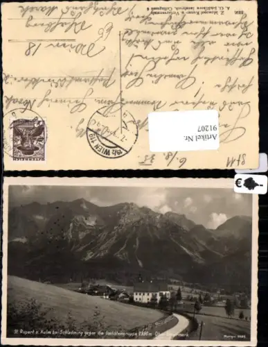 91207,St. Rupert a. Kulm bei Schladming mit Dachsteingruppe