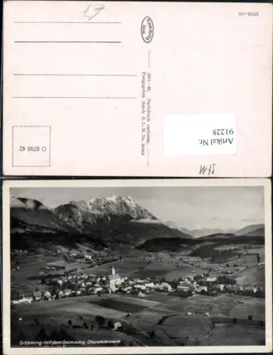 91228,Gröbming mit dem Grimming Totale