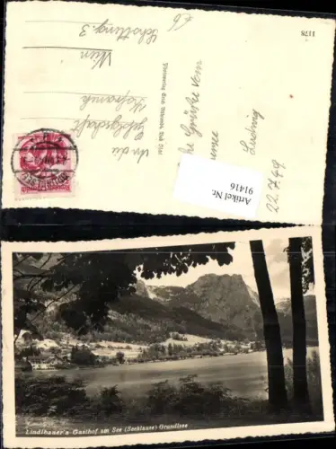 91416,Lindbauer Gasthof am See Grundelsee Bad Aussee