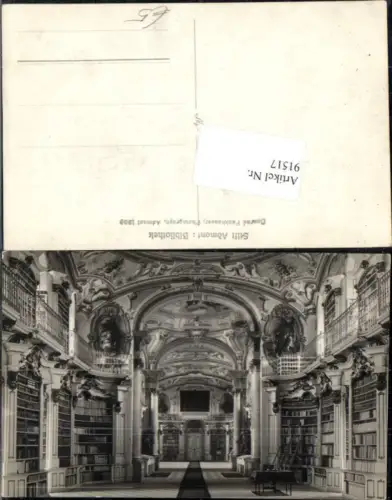 91517,Foto AK Stift Admont Bibliothek