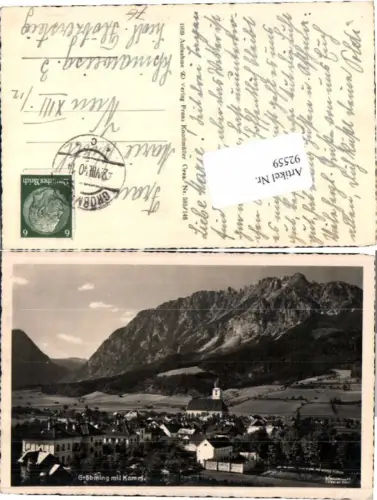 92559,Gröbming m. Kamm Grimming 1940