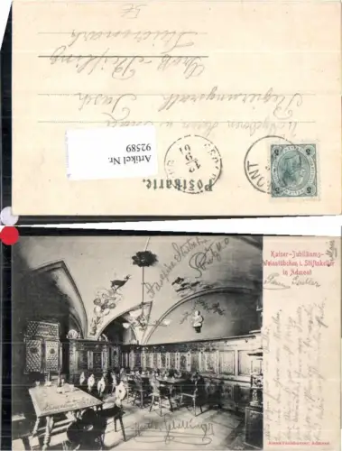 92589,Admont Kaiser Jubiläums Weinstube Wein Stube 1901