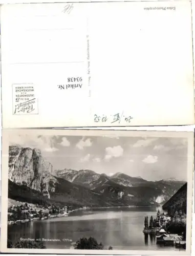 93438,Grundlsee m. Backenstein 1952