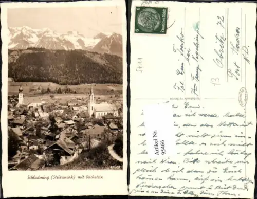 95466,Schladming m. Dachstein Teilansicht