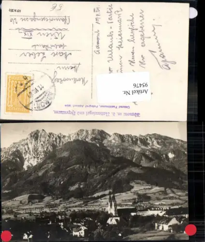 95476,Admont m. Natteriegel Gesäuse 1924
