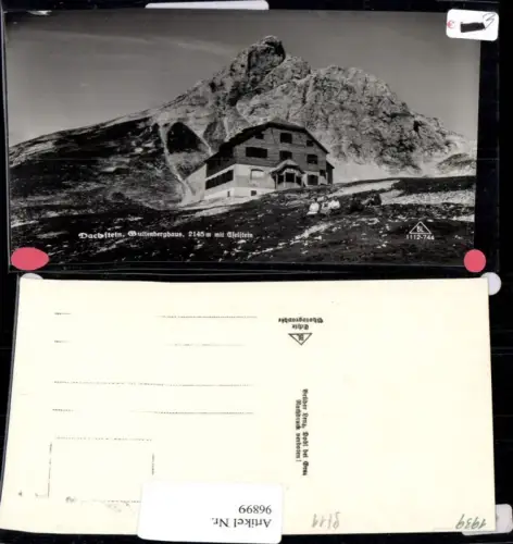 96899,Dachstein Guttenberghaus mit Eselstein 1939