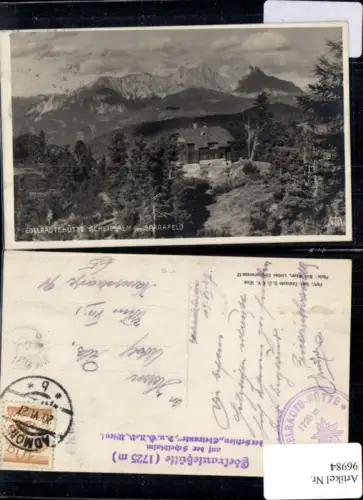 96984,Edelrautehütte Scheibalm gegen Sparafeld Trieben