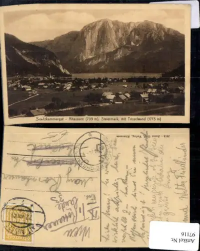 97116,Salzkammergut Altaussee mit Trisselwand Aussee