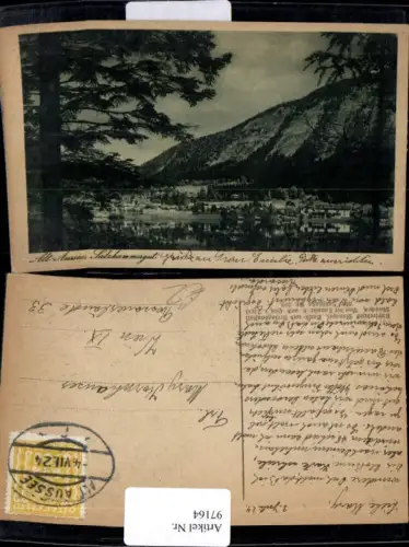 97164,Alt Aussee Salzkammergut 1924