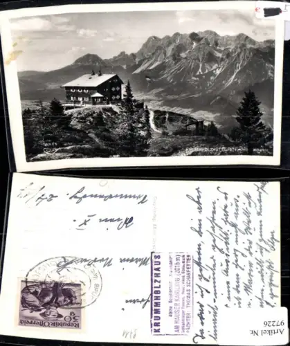 97226,Krummholzhütte mit Dachstein Trieben Liezen