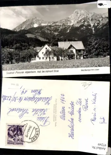 97249,Gasthof Pension Alpenheim Hall bei Admont