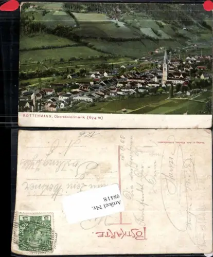 98418,Rottenmann Obersteiermark 1908