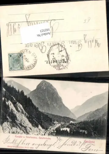 102323,Ennsflur Gstatterstein Gstatterboden Gesäuse 1900