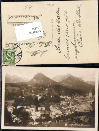 102332,Salzkammergut Bad Aussee 1925 pub Brandt 5095