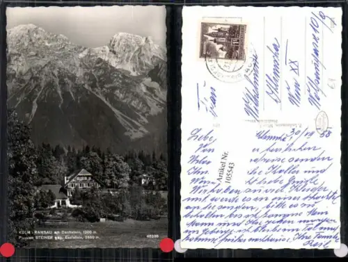 105543,Kulm Ramsau Dachstein Pension Steiner Schladming