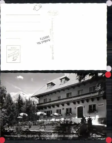 105571,Ramsau bei Schladming Weinstube Wein Erzherzog Johann