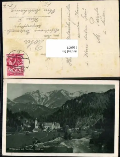 110973,Wildalpen m. Hochkar Gesäuse 1949