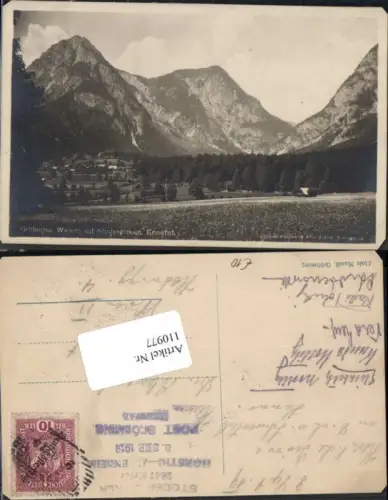 110977,Gröbming Weiern m. Stoderzinken im Ennstal