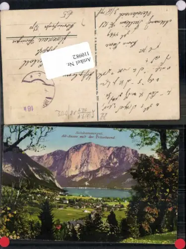 110982,Alt Aussee m. Trisselwand Salzkammergut pub Brandt 576