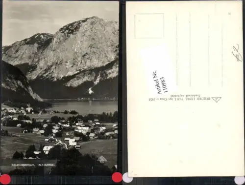 110983,Alt Aussee Salzkammergut pub Lenz 701