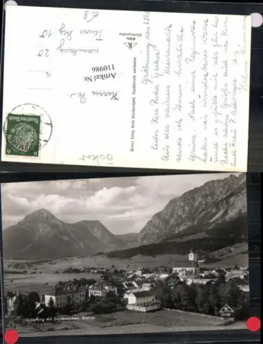 110986,Gröbming im Ennstal m. Stoderzinken pub Lenz 3498