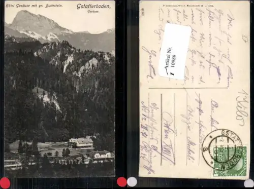110989,Gstatterboden im Gesäuse Hotel Gesäuse Partie 1908