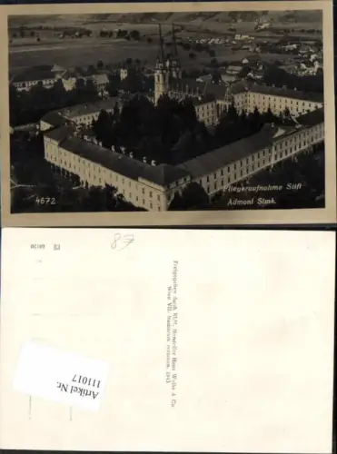 111017,Fliegeraufanhme Nr 4672 Admont Stift und Ort