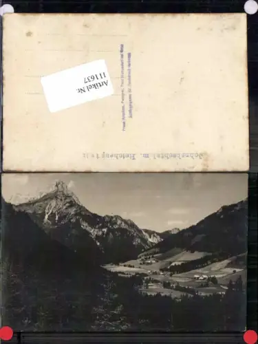 111637,FotoAK Selten Johnsbachtal Johnsbach Reichenstein 1915 Gesäuse