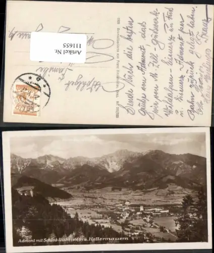111655,Admont m. Schloss Röthelstein Hallermauern 1925